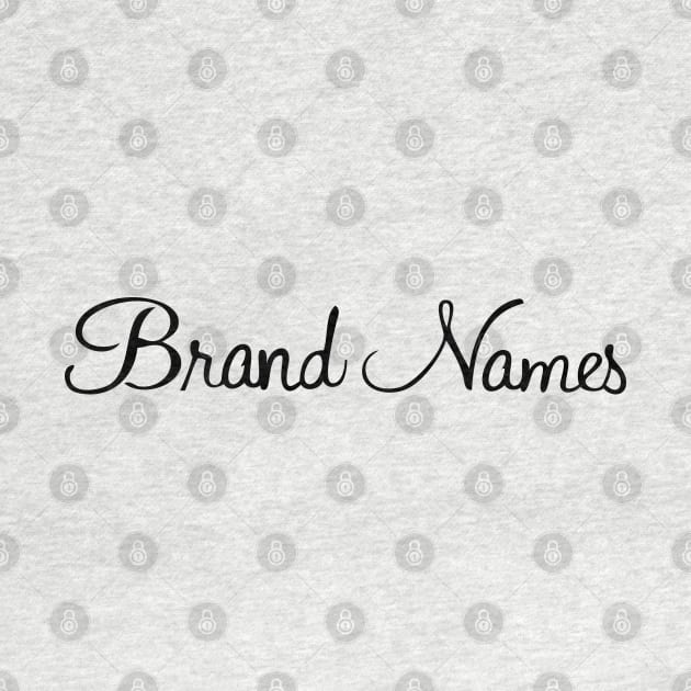 Brand Names catalog store by Vintage716